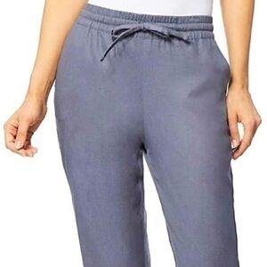 32 DEGREES Stretch Linen Blend Pant - Gray - XXL